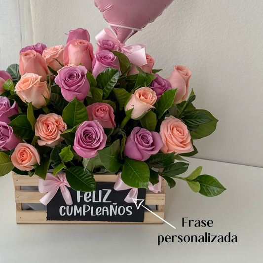 ARREGLO CUMPLEAÑOS FELIZ