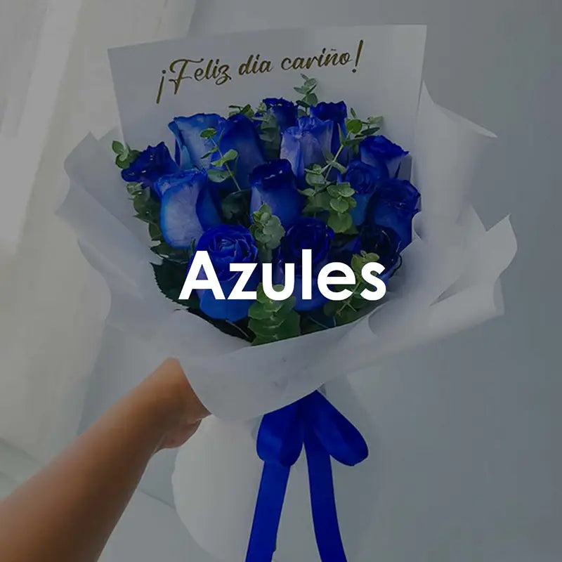 FLORES AZULES