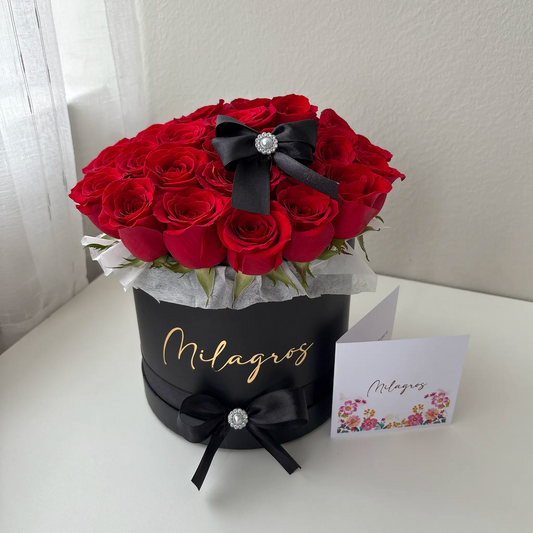 BOX 30 ROSAS ROJAS