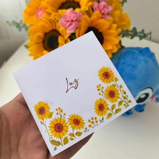 BOX GIRASOLES CON STITCH