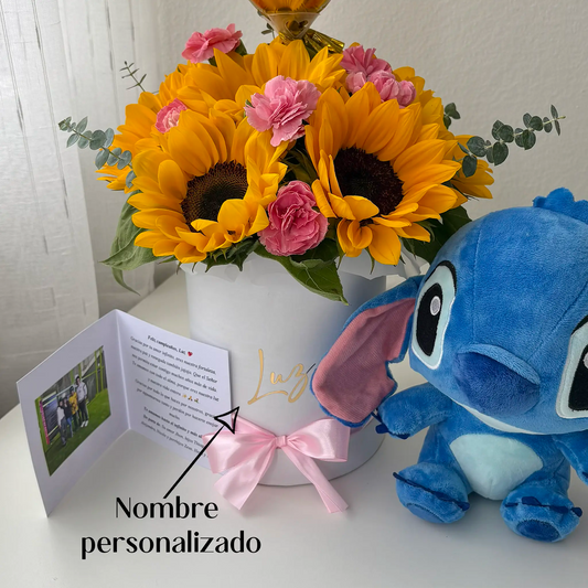BOX GIRASOLES CON STITCH