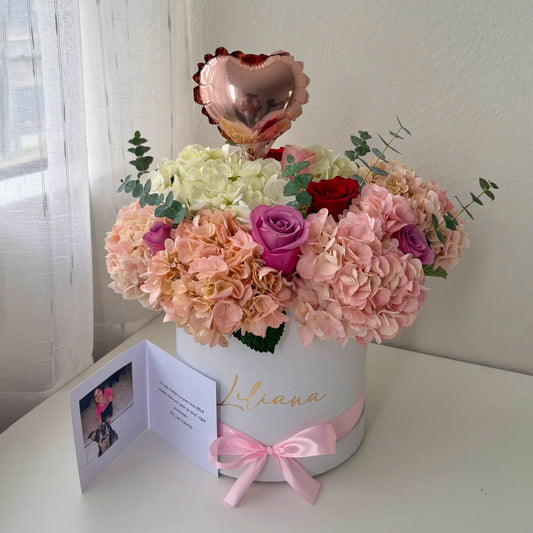 BOX DE HORTENSIAS ISA