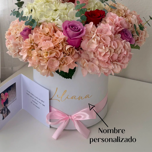 BOX DE HORTENSIAS ISA