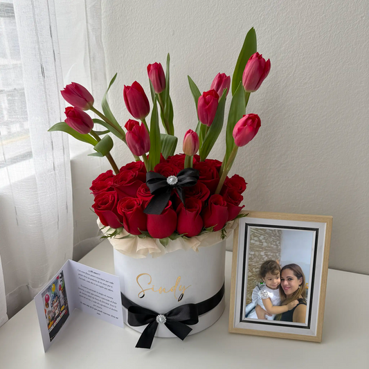 BOX TULIPANES PREMIUM