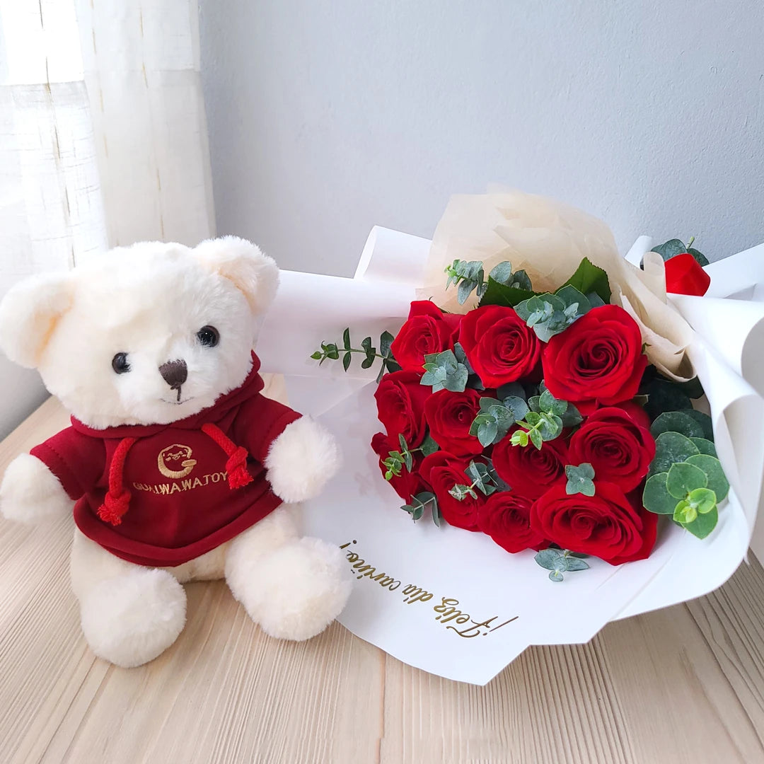 RAMO ROSAS RUBY + PELUCHE