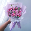 RAMO 12 ROSAS LILAS