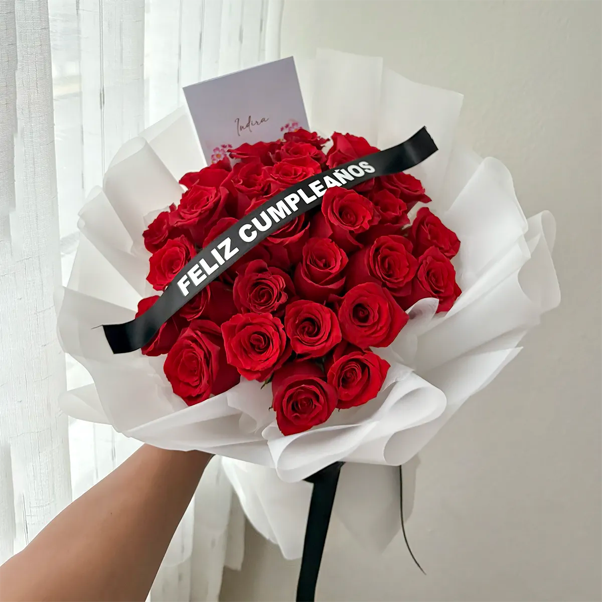 RAMO 30 ROSAS ROJAS