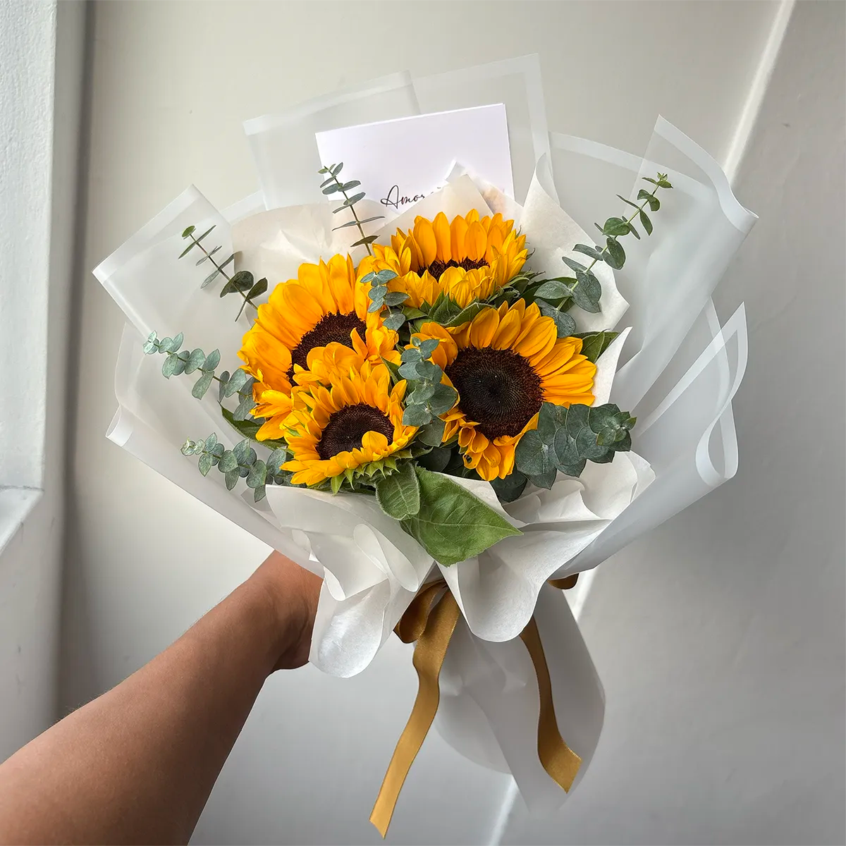 RAMO 4 GIRASOLES SOL