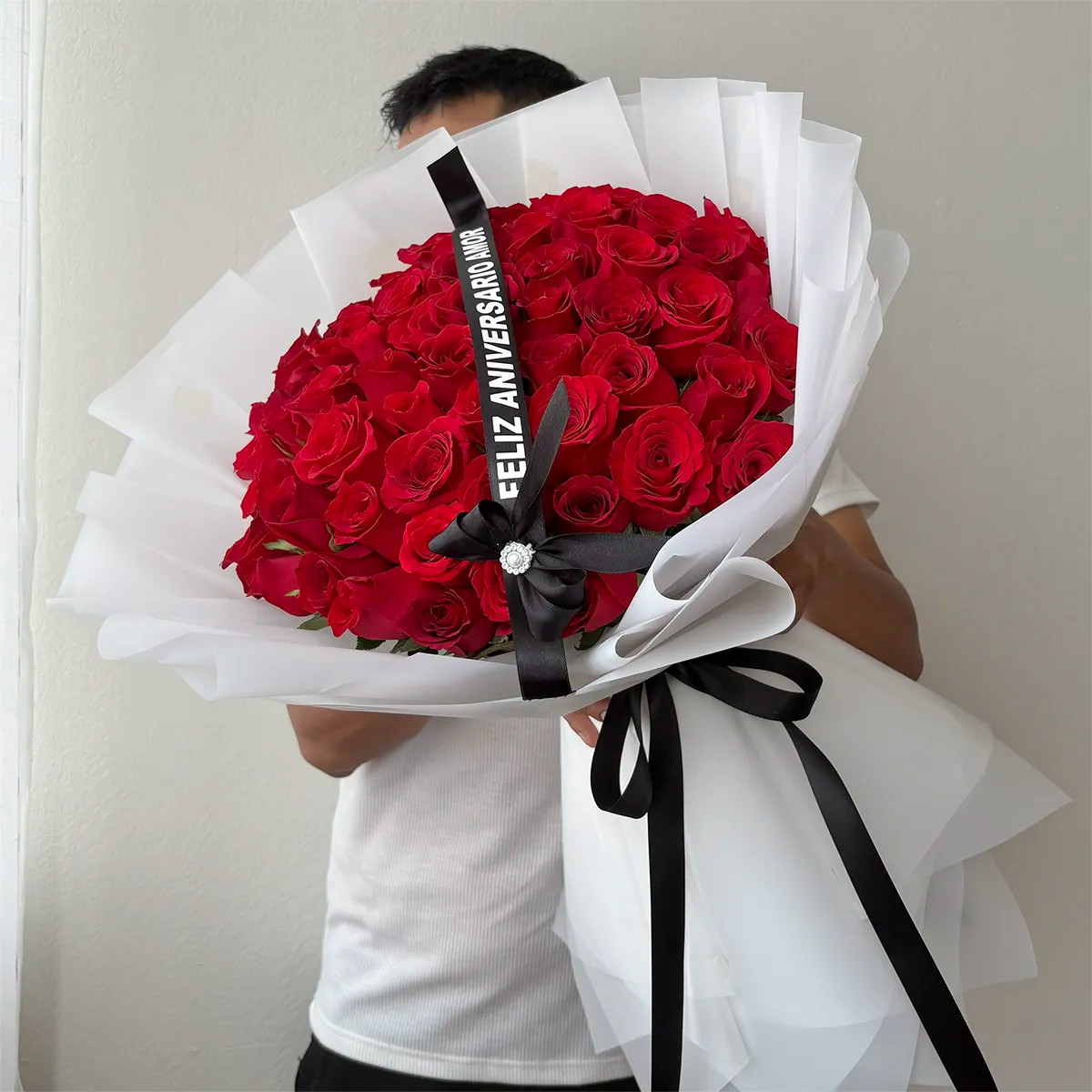 RAMO BUCHON 55 ROSAS