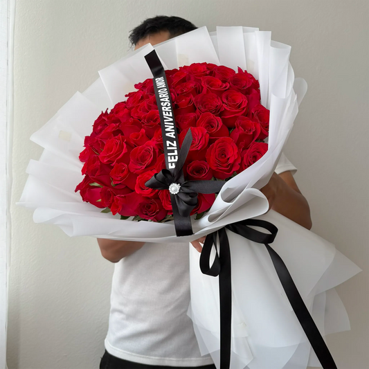 RAMO BUCHON 55 ROSAS